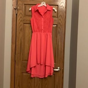 Cremieux Coral Pink Sleeveless Dress. Size XS.
